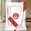 Aberdeen FC Weiche Flanell-Fleece-Decke Leicht Gemütlich Warm Überwurfdecke für Sofa Bett Heimdekoration