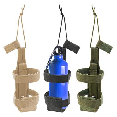 Outdoor Hiking Tactical MOLLE Water Bottle Holder with Strap