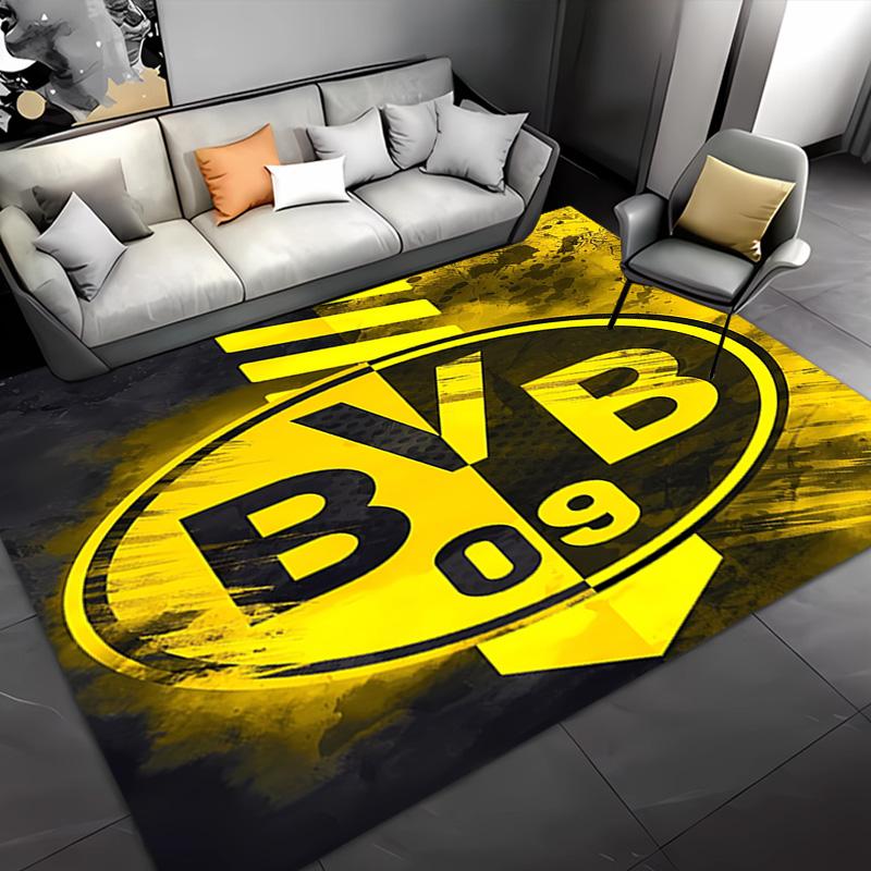 1pc Football club logo Entrance Mat, Non-Slip Mat Area Rug,Room Decor, Outdoor Decor, Kitchen Rug,Doormat - Machine Washable, Easy to Clean