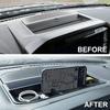 For Ford F150  2024 Dashboard Organizer Tray Armrest Storage Box With Pad Rubber Compatible F150   Accessories