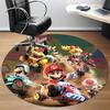 1pc Mario Kart Chair Carpet for Office Non-Slip, Soft & Comfortable, Carpet for Office, Gaming, Lightweight Round Floor Mat Yy251021005