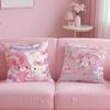 Cute Bonbonribbon Pillow Case Short Plush Double-Sided Printing Home Machine Washable In Warm Winter Cushion Cover