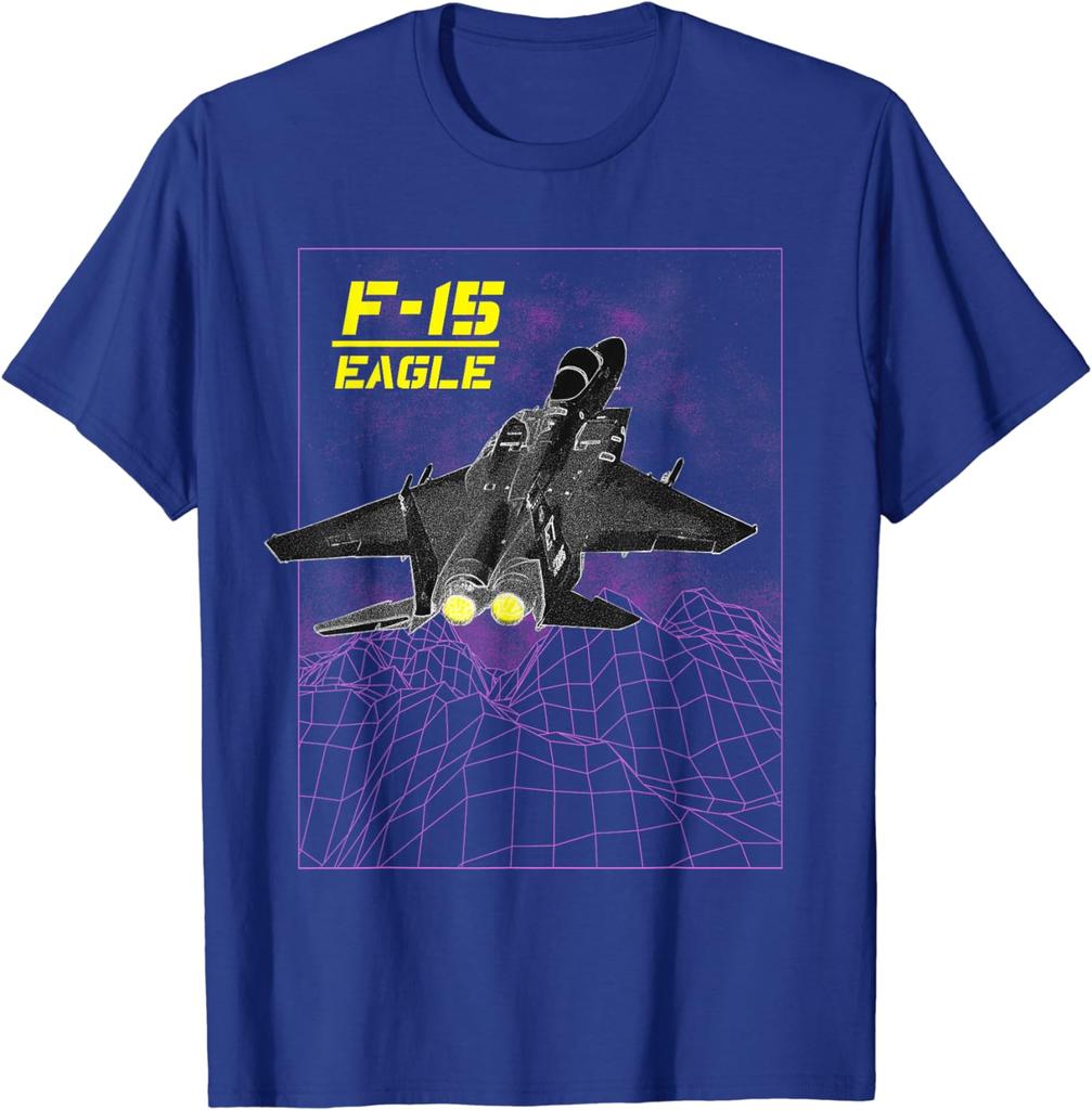 F15 Eagle Fighter Jet Men TShirt Short Sleeve Casual Cotton ONeck Shirts