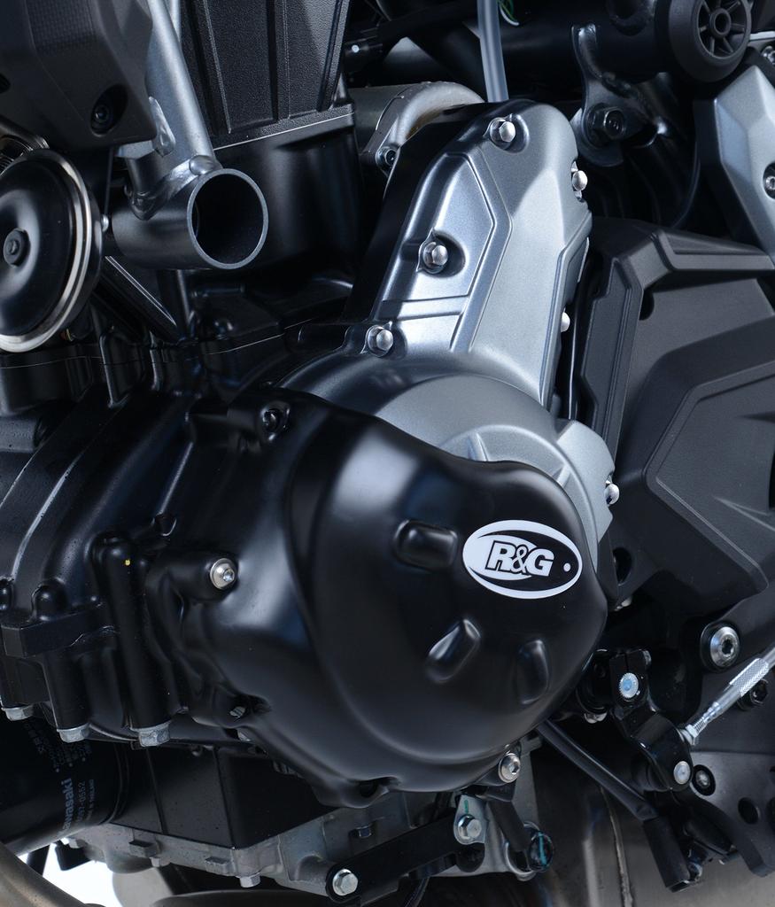 R&G Engine Case Slider Slash Cut Black for Z650 (17-) RG-SCC0001BK