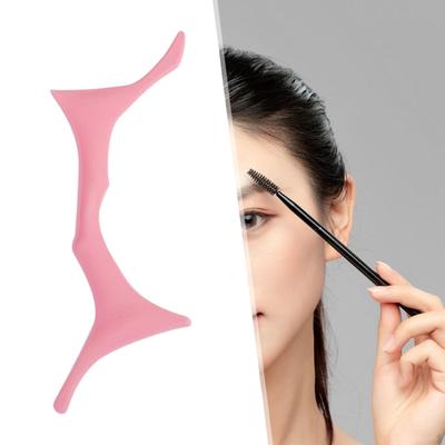 Silicone Eyeshadow Stencil Aid Tool Makeup Eyelash Reusable Simple and Practical Soft