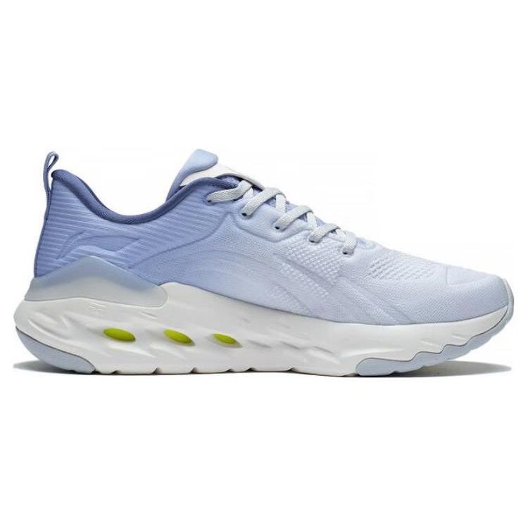 Li Ning Yuedong 1.0 Durable Shock Absorbing Breathable Low Top Running Shoes Men Sneakers Blue Purple ARST029-4