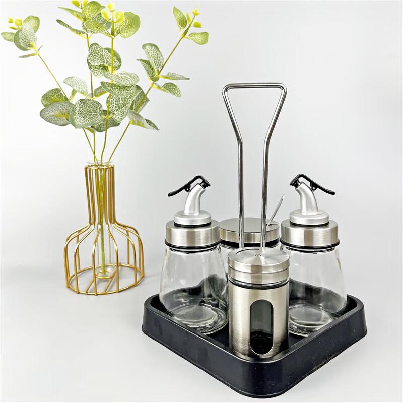 COKRSUPE Commercial Restaurant Condiment & Spice Storage Set