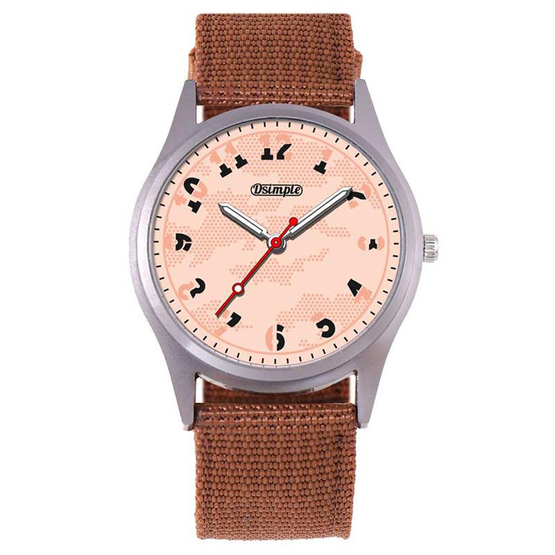 Dsimple Sports Style Men S Watch Nylon With Quartz Watch Fashion Casual Men S Luminous Watch
