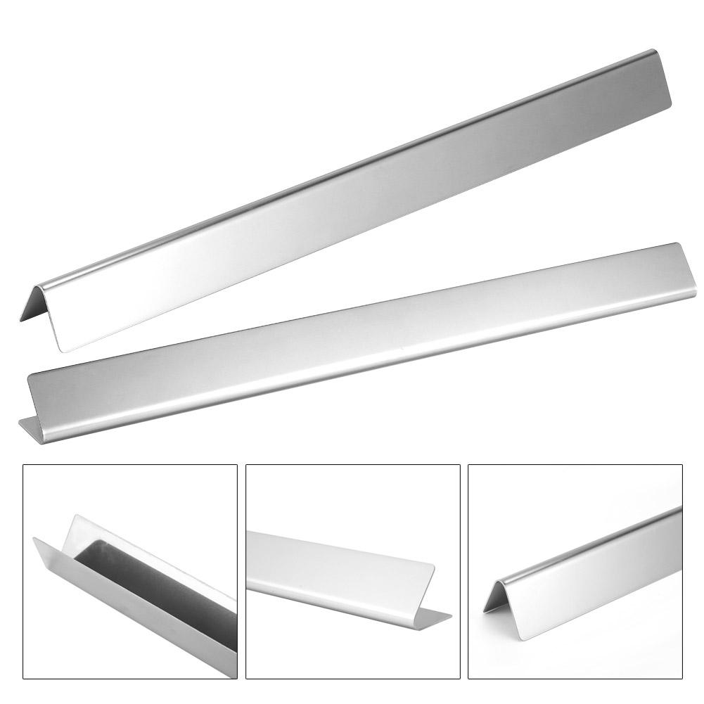 3-teiliges Set Hitzeschutzplatten aus Edelstahl für Gasgrills, passend für Weber Spirit Serie