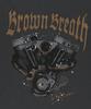 BROWNBREATH Motor Graphic Tee - Charcoal
