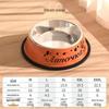 Anti-Spill Stainless Steel Pet Bowl for Dogs & Cats - Available In Small & Large Sizes