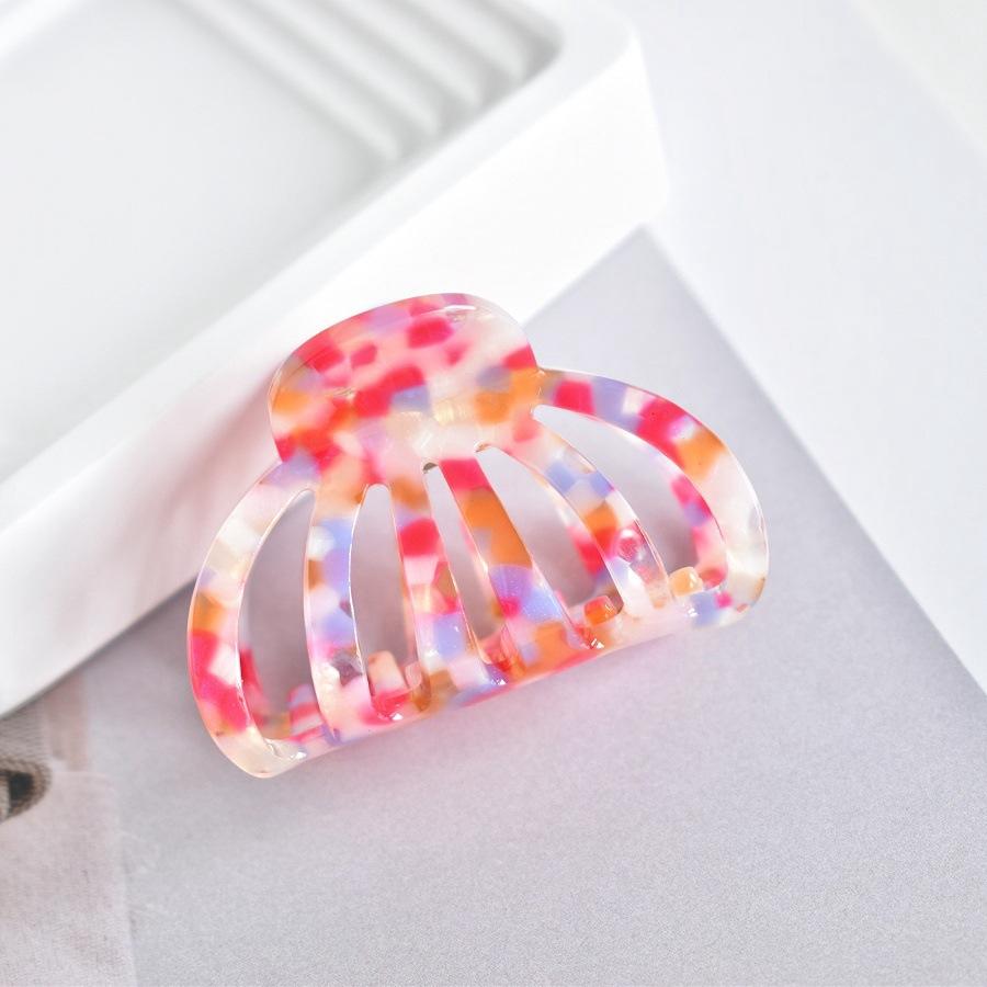 5.5cm Hollow Out Hair Claw Clip Crab Clamps Women Girls Ponytail Acrylic Plastic Hair Barrettes Hairpin Fashion Hair Accessories