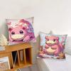MINISO Pokemon Slowpoke Cute Pillow Case Fashion Square Pillowcase Bedroom Sofa Room Ins Decoration Leisure Cushion Cover