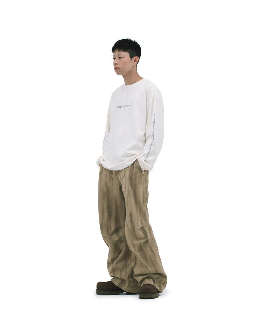 Depeugameoncheu Blushed Parachute Pants [Brown]