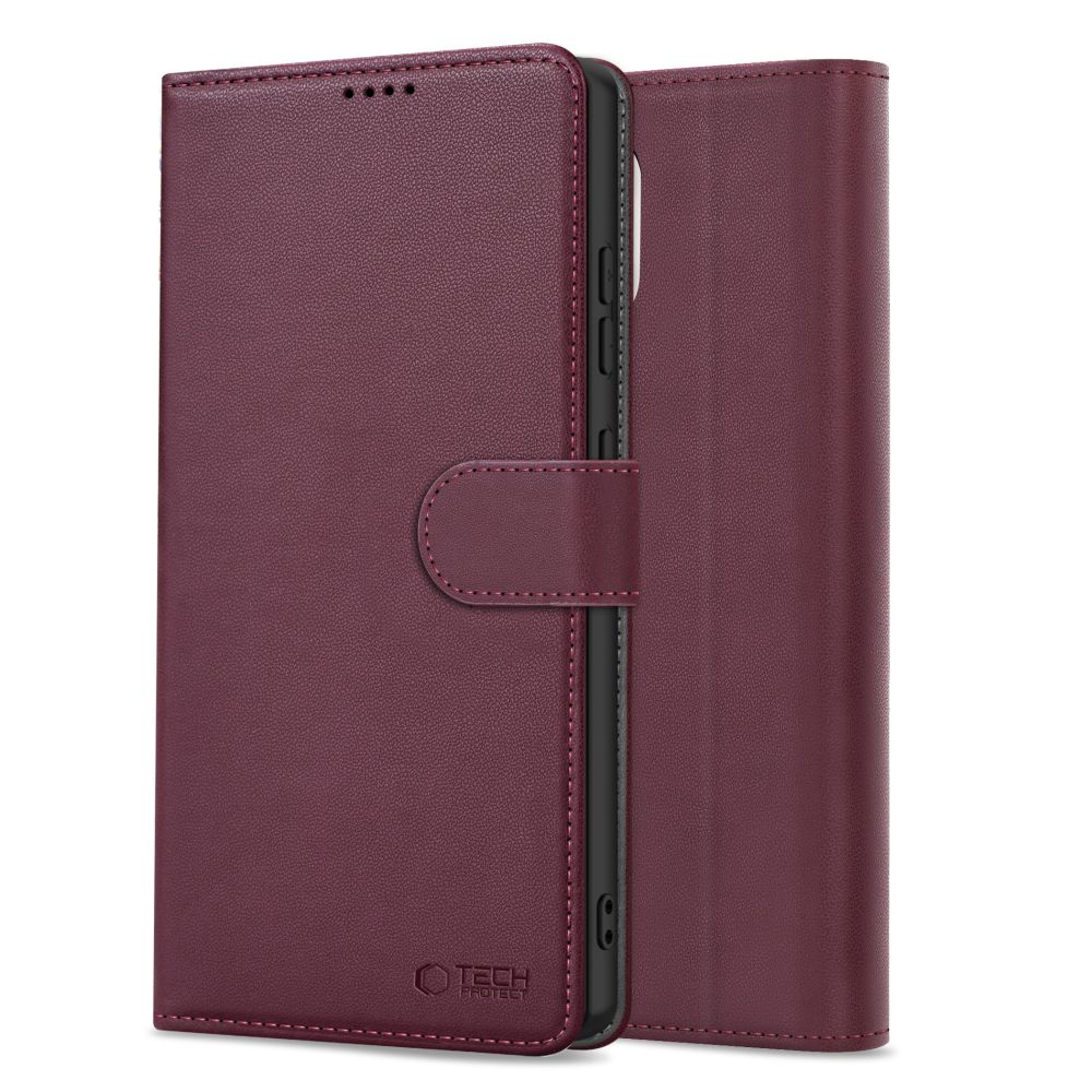 Tech-Protect Wallet Iphone 16E Mulberry