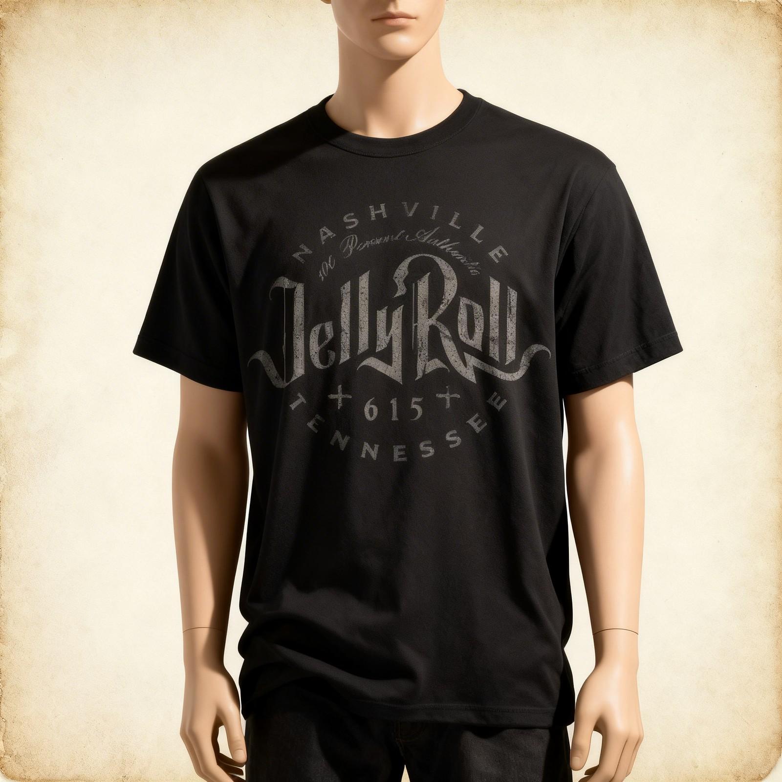 Jelly Roll Jr Nash Tenn Black T-Shirt XXL