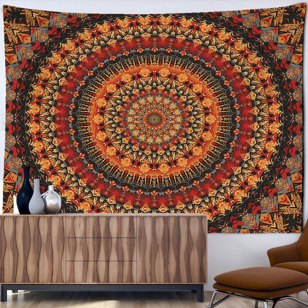 Indian Mandala Tapestry Wall Hanging Bohemian Art Hippie Tapiz Witchcraft Dormitory Bedroom Room Home Decor
