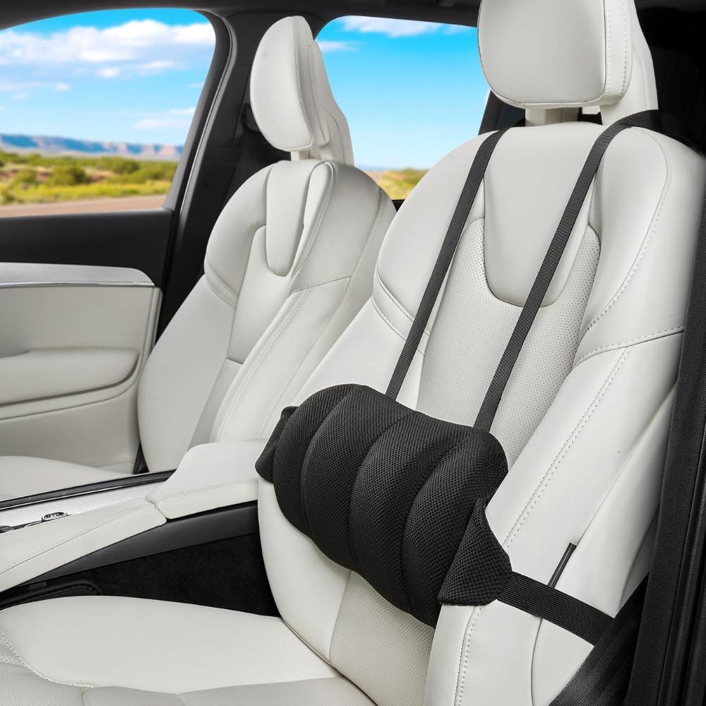 Ergonomic Car Lumbar Support Cushion Breathable Car Waist Pad Driving Lumbar Pillow Household Use