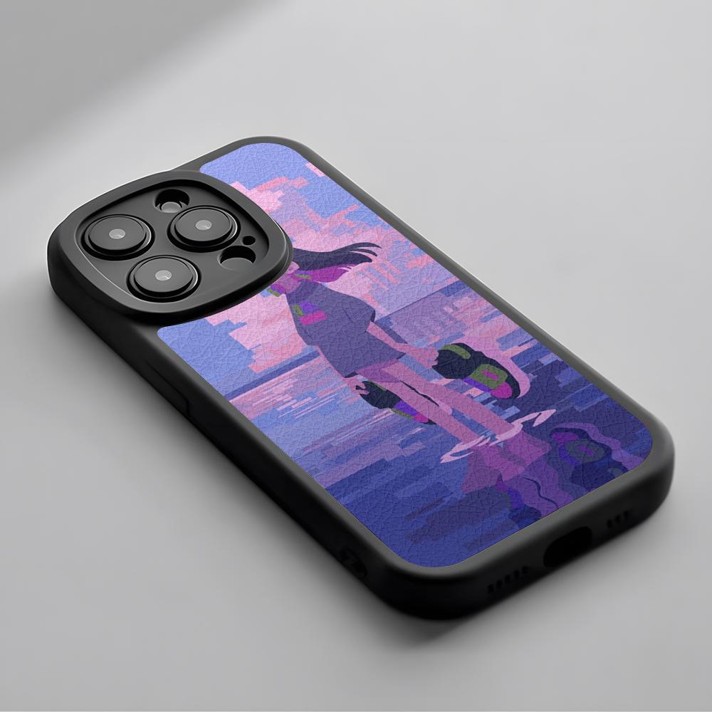 

Zutomayo japan singer poster pattern Phone Case For iPhone 16 15 14 13 12 11 Plus Pro Max Lambskin Silicone Cover black iPhone 14 Pro Max