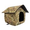 Outdoor Cat House Removable Warm Keeping Waterproof Feral Cat Dog Shelter House for Indoor Garage