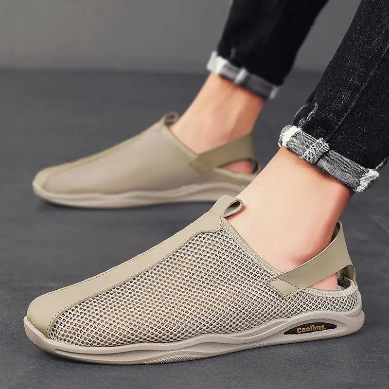 Fashion Beach Shoes for Men Mesh Breathable Descount Eva Cheap Liquidation On Offer Luxury 2025 Expensives Original Buy 39 H Man Sandals