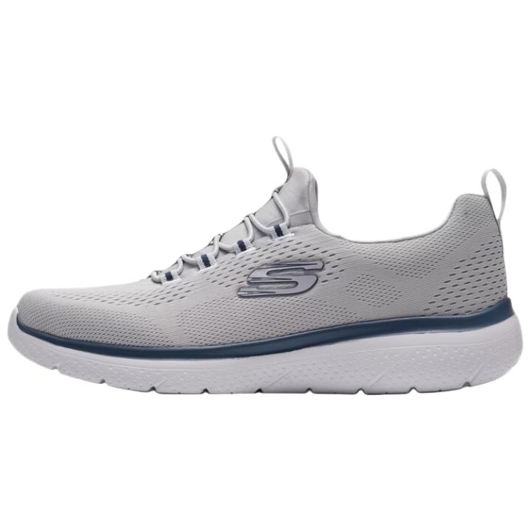 Skechers Memory Foam Comfortable Versatile Fabric Breathable Running Shoes Men sneakers Gray 8790439-GRY 39.5