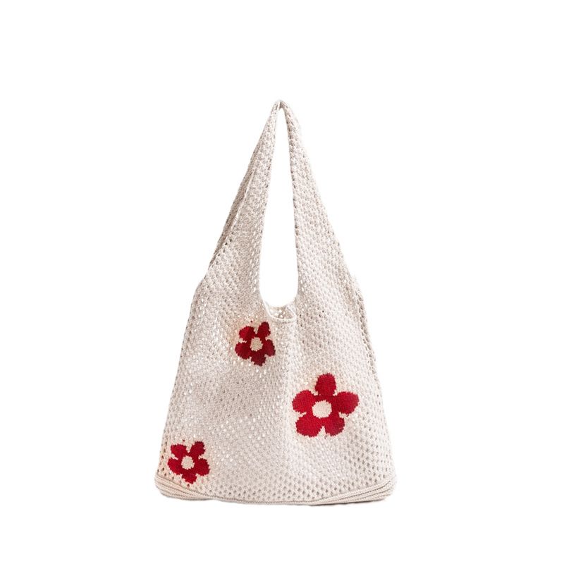 М-Современная-Многоразовая Сетчатая Сумка для Покупок Плетеная Сумка-Авоська для Фруктов Овощей Сетка Плетеная Сумка Магазин Продукты Хозяйственная Сумка белый