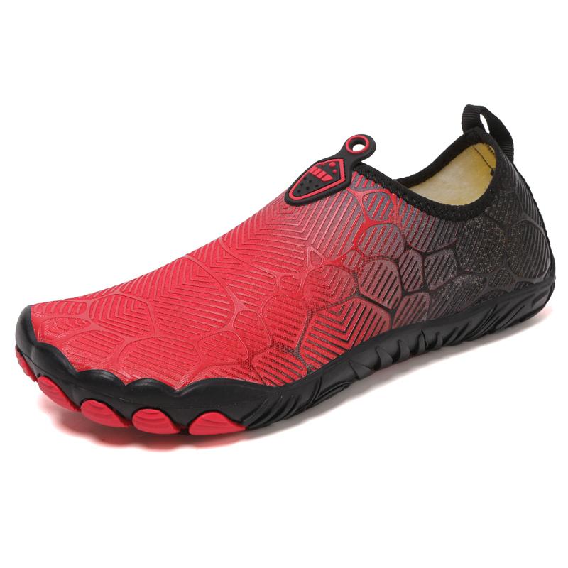 

Mens River Tracing Shoes Summer New Outdoor Breathable Speed Drying Water Sports Shoes Rowing Barefoot Beach Shoes Couple 35 красный