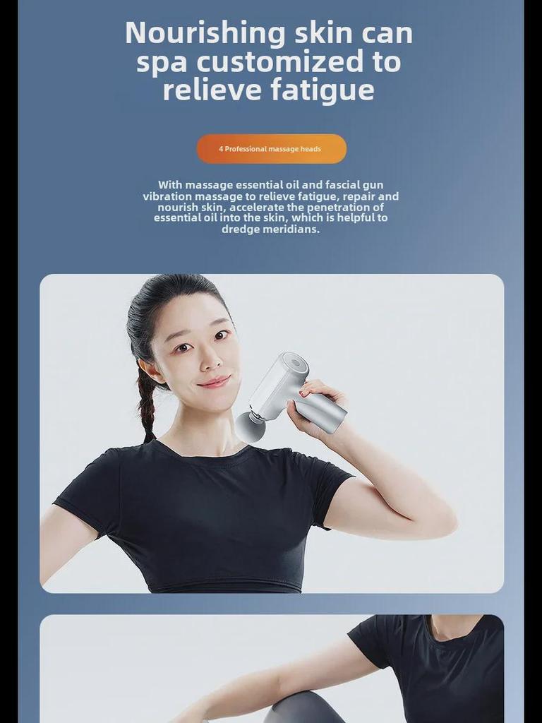 Mini Pro Fascia Gun: Electric Muscle Massager for Men & Women - Neck & Body Relaxation