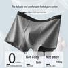 Audiffren Men's 7A Antibacterial Silk Crotch Cotton Boxer Briefs 4-Pack