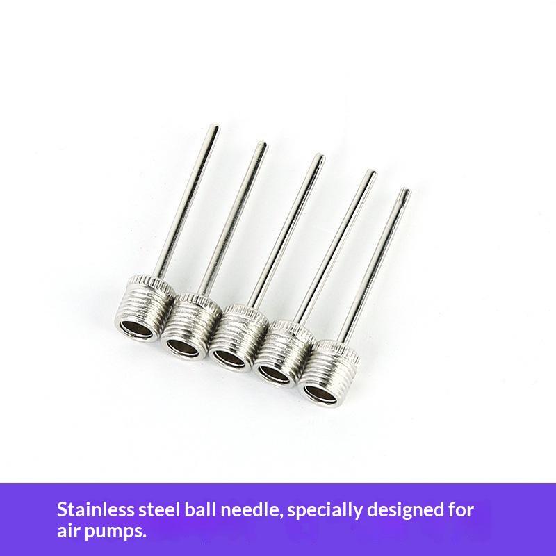 20Pcs Ball Air Needle Stainless Steel No Air Leak Inflating Pump Pin for Basketball Volleyball Football Professional Sports Training