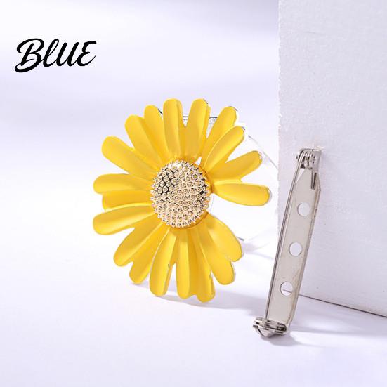Scarf Fastener Button Large Chrysanthemum Alloy Silk Anti-rust Accessory Buckle