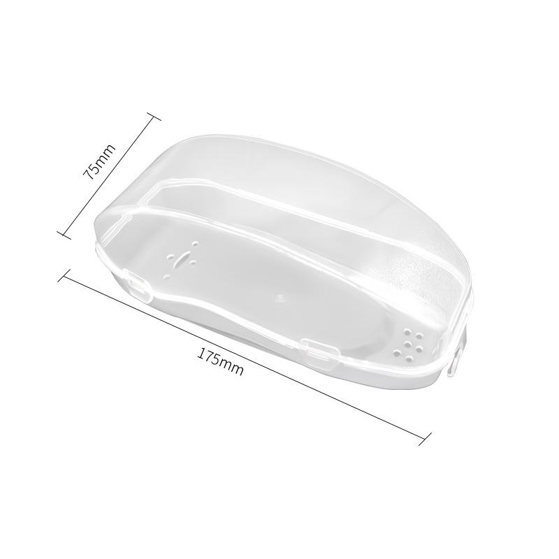 Clear Silicone Eyeglass and Swimming Goggle Case