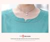 Vintage-Inspired Summer Outfit Set: Cotton Linen Short-Sleeved Top & Two-Piece for Middle-Aged and Elderly Women