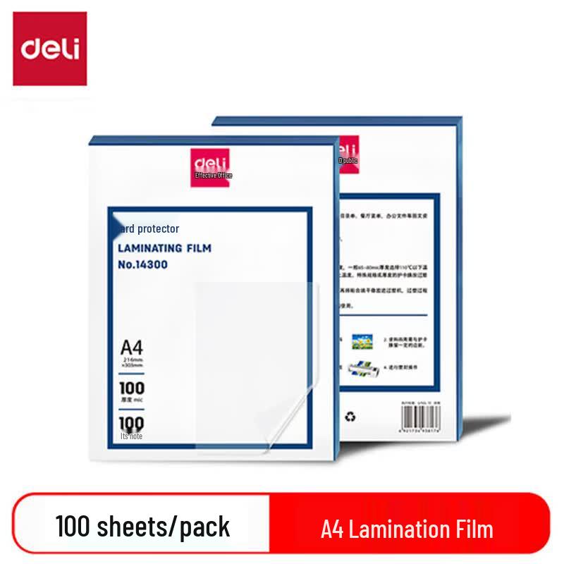 Deli A4 Laminating Film CN plug (adapter included)