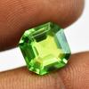NATURAL Green Peridot 7.10 Ct Square Cut Loose Gemstone For Her/Him
