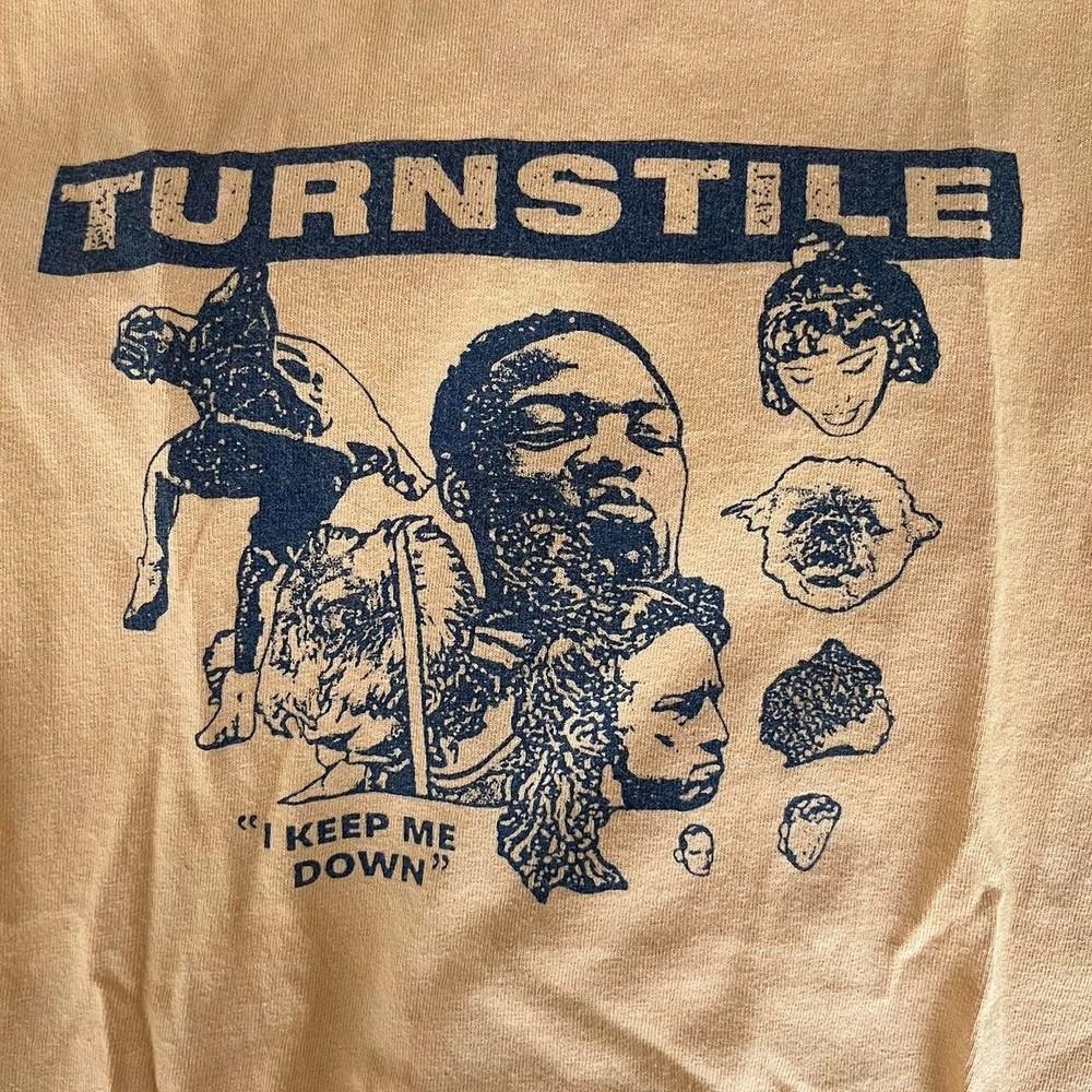 Vintage Turnstile rock music band short sleeve yellow haze shirt KV34864 Unisex T-Shirt S