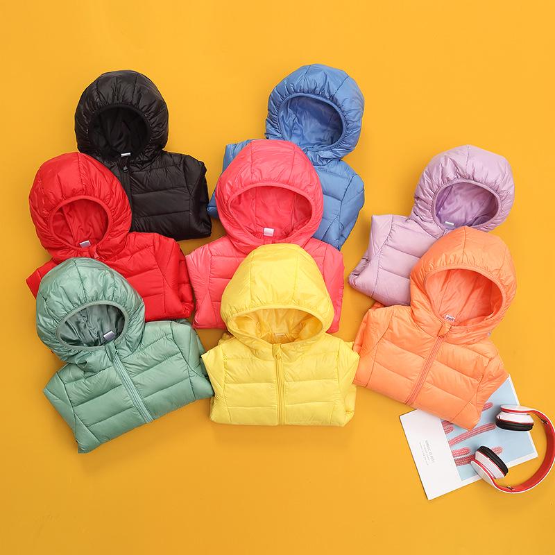 2023 Fall/Winter Children's Lightweight Down Jackets - Boys & Girls, Sizes for Infants to Tweens, Sale