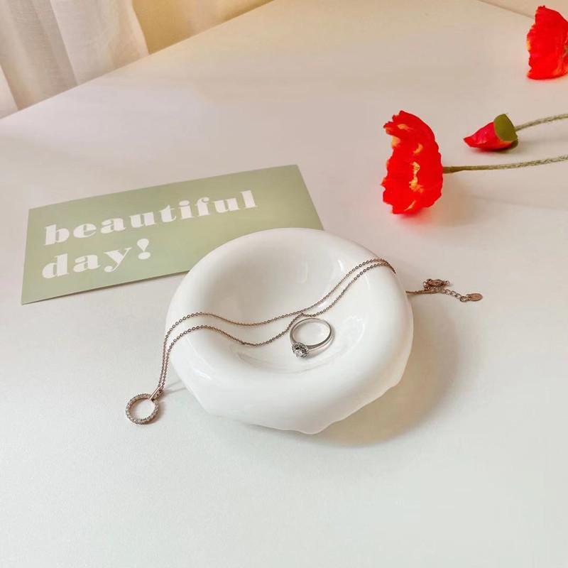 Dish Chubby Ceramic Sauce Bowl White Turn-up Seasoning Dish Mini Honey Vinegar Dish Gravy Dipping Bowl Jewelry Display