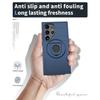 For Samsung Galaxy S24 Ultra Magnetic Case Ring Kickstand PC+TPU Phone Cover