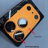 iPhone 17 Pro Max için Uyumlu Mat Metal Zırh Lens Filmi