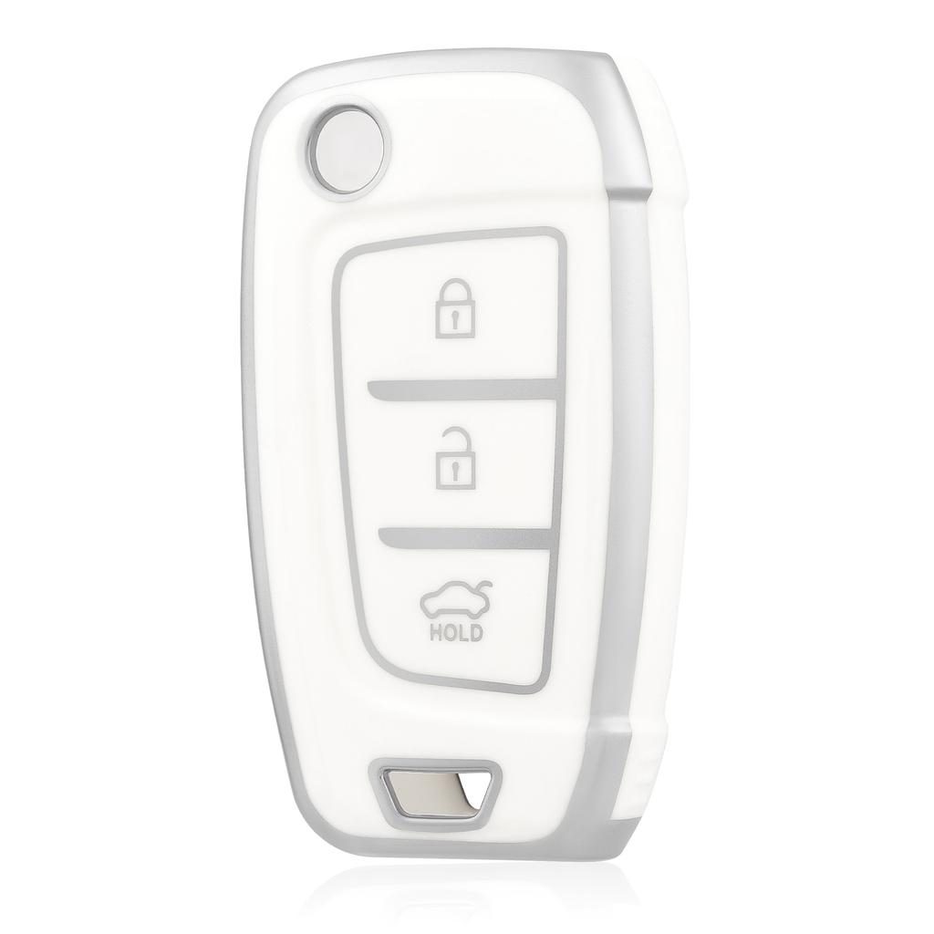 Car Remote Key Case Cover For Hyundai Tucson 2022 2023 Accent Solaris Elantra I30 I35 I40 Kona Celesta Sonata Creta Key Cover
