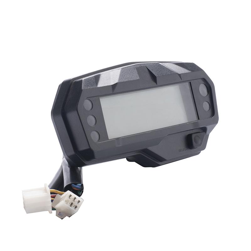 Authentic Universal Motorcycle Lcd Digital Meter Speedometer Odometer Tachometer 1000RPM Gauge For Yamaha FZ16