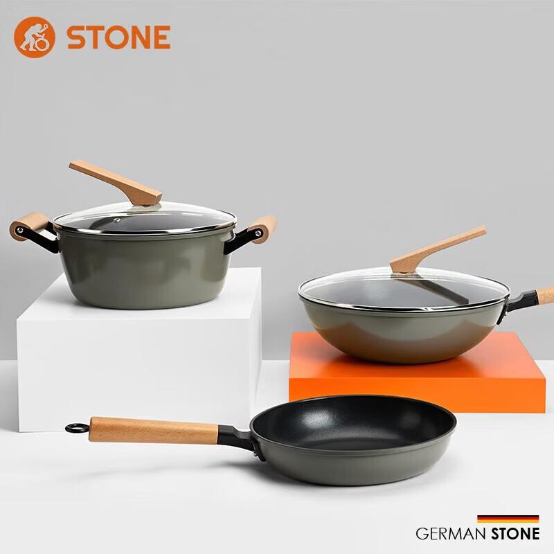 

STONE STH2210ST 3-Piece Non-stick Cookware Set