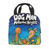 Dog Man Thermal Insulated Lunch Bag for Picnic Portable Food Bag Container Thermal Cooler Lunch Boxes