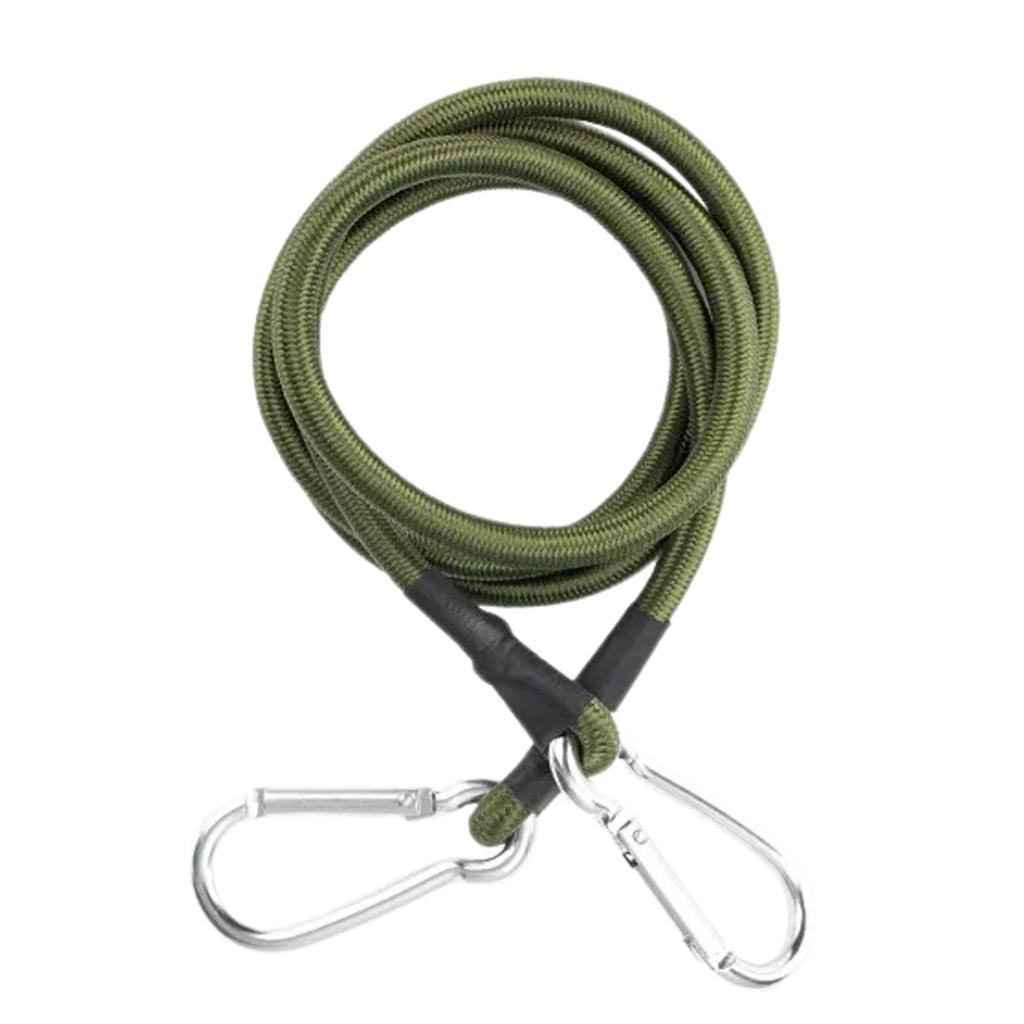 Strong Elastic Bungee Straps Elastic Tie Strap String with Carabiner Hooks Heavy Duty Bungee Cord Camping Accessories