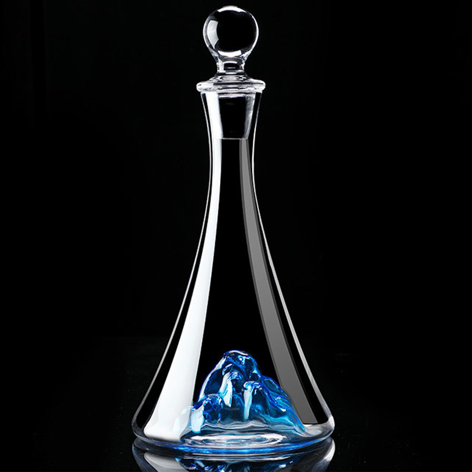 

Графин для красного вина, стеклянный подарок на день рождения, уникальный контейнер, графин для льда 1150ml