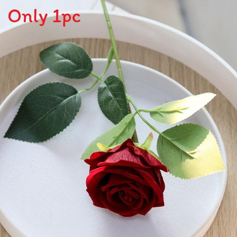 Silk Rose Artificial Flower For Wedding Party Home Decor Wall Arrangement Gift