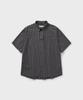 Yunionbeullu Pin Check Sunday Shirt [Antique Graphite]
