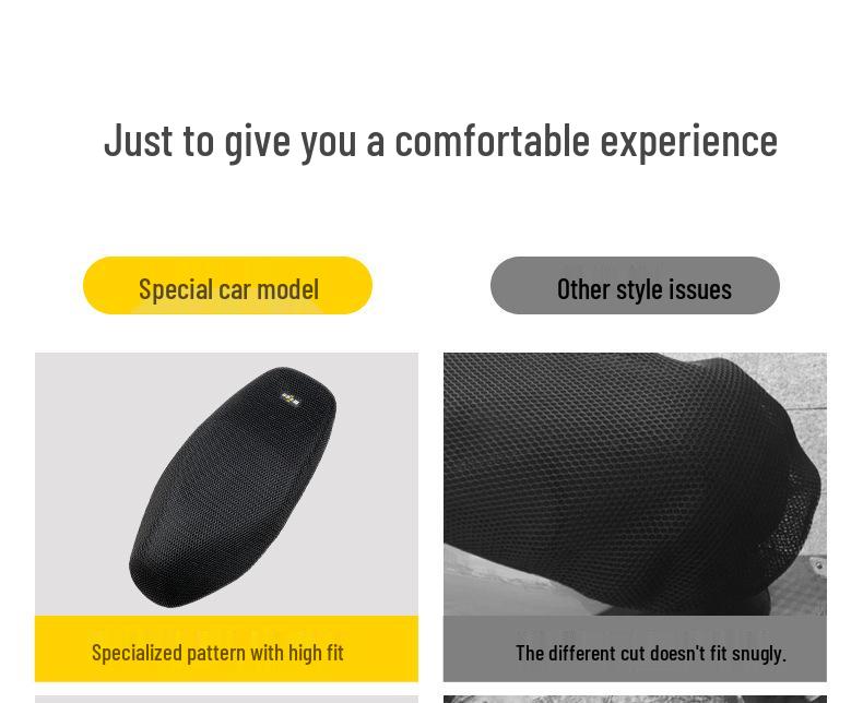 Haojue AFR125 HJ125T-27 Breathable Sun Protection Mesh Seat Cover